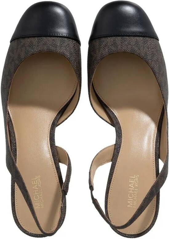Michael Kors Hoge hakken Perla Flex Sling Pump in bruin