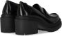 Michael Kors Hoge hakken Rocco Black Heeled Loafer in zwart - Thumbnail 5