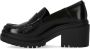Michael Kors Hoge hakken Rocco Black Heeled Loafer in zwart - Thumbnail 6