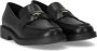Michael Kors Zwarte leren sandalen met goudkleurige details Black Dames - Thumbnail 20