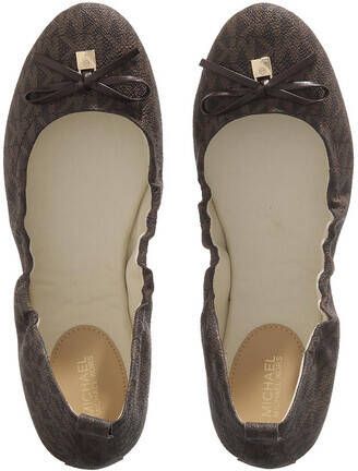 Michael Kors Loafers & ballerina schoenen Juliette Flat in bruin