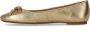 Michael Kors Gouden Nori Ballet Flat met Gewatteerde Binnenzool Geel Dames - Thumbnail 5