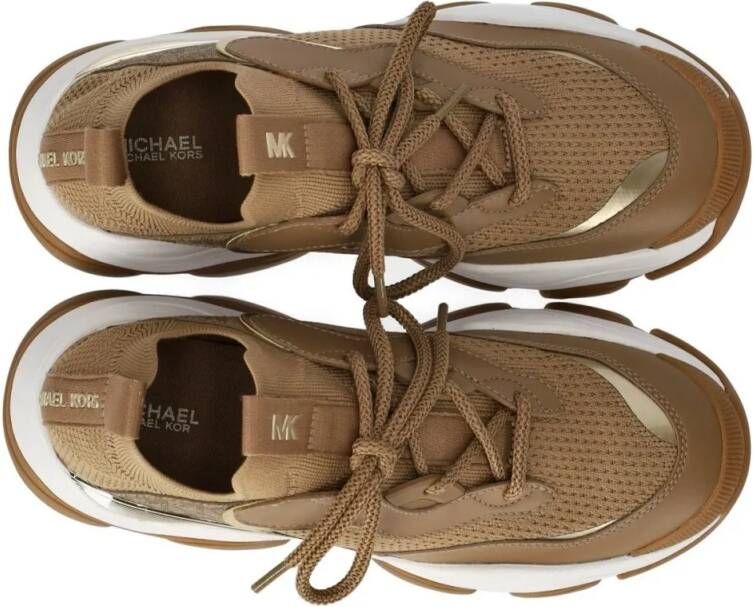 Michael Kors Low-Top Sneakers Atlas Husk Sneaker in bruin