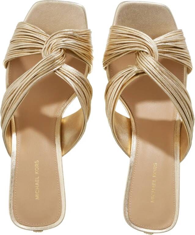 Michael Kors Sandalen Alessia Mule Sandal in goud