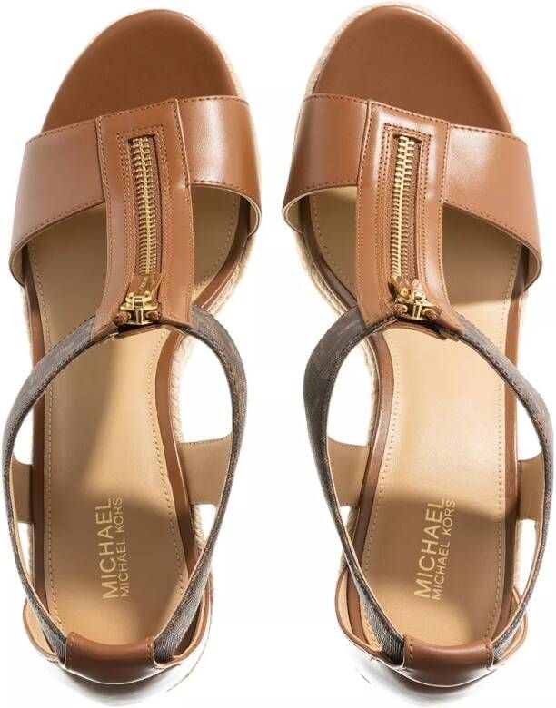 Michael Kors Sandalen Berkley Mid Wedge in bruin