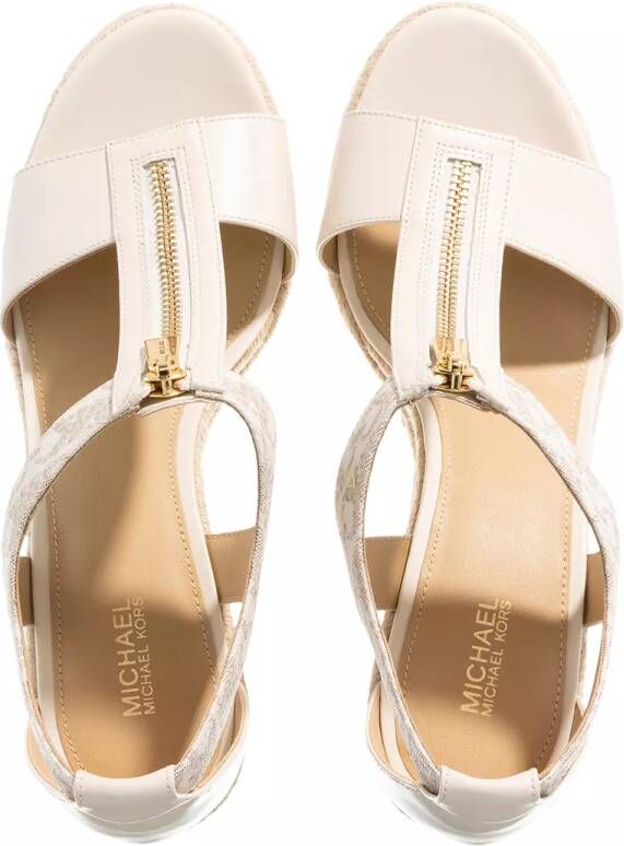 Michael Kors Sandalen Berkley Mid Wedge in crème