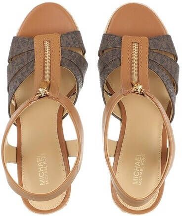 Michael Kors Sandalen Berkley Wedge in bruin