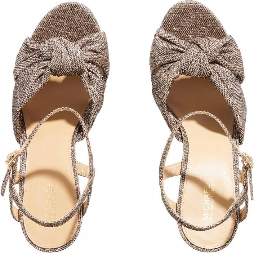 Michael Kors Sandalen Josie Platform in goud