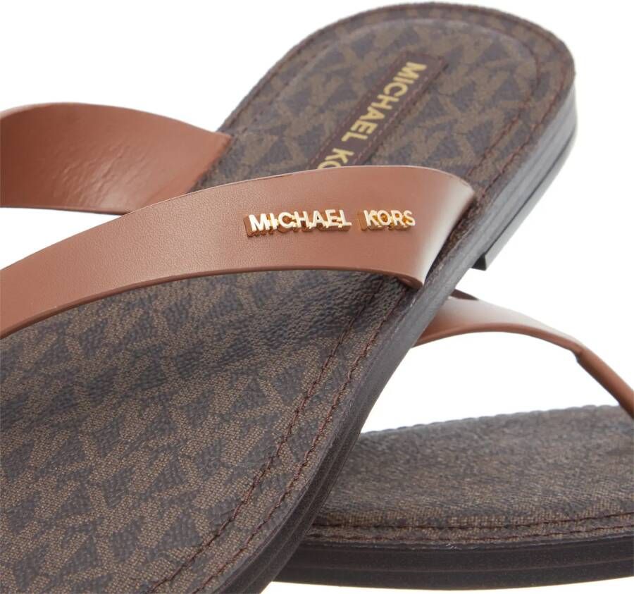 Michael Kors Sandalen Koko Flip Flop in bruin