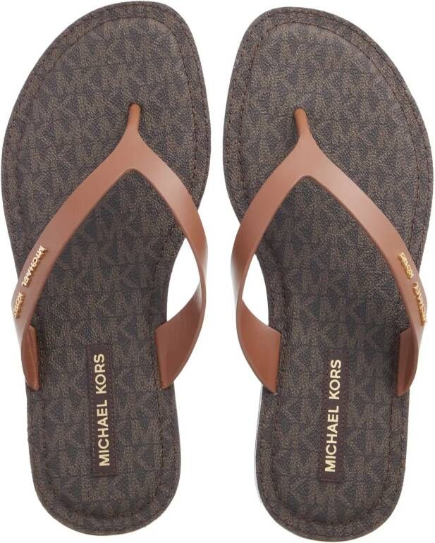 Michael Kors Sandalen Koko Flip Flop in bruin