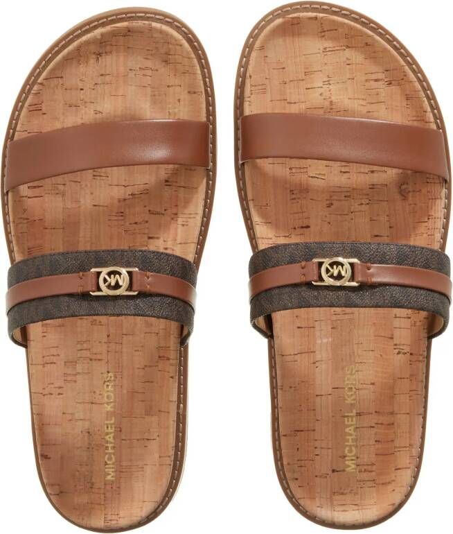 Michael Kors Sandalen Mandy Flat Sandal in bruin
