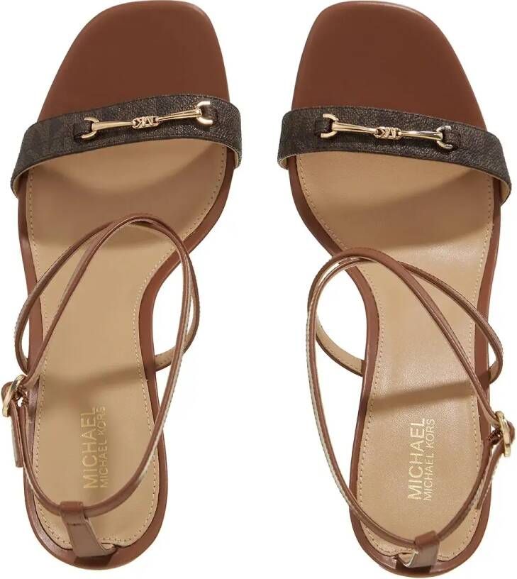 Michael Kors Sandalen met hak Lena Heeled Sandal in bruin