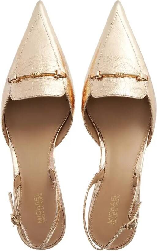 Michael Kors Sandalen met hak Lena Sling Pump in goud