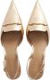 Michael Kors Sandalen met hak Lena Sling Pump in goud - Thumbnail 6