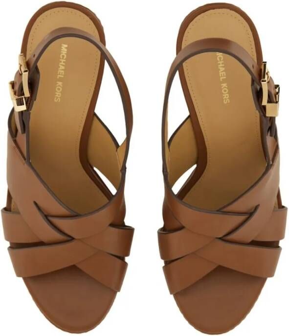 Michael Kors Sandalen "Nora" Sandal in bruin