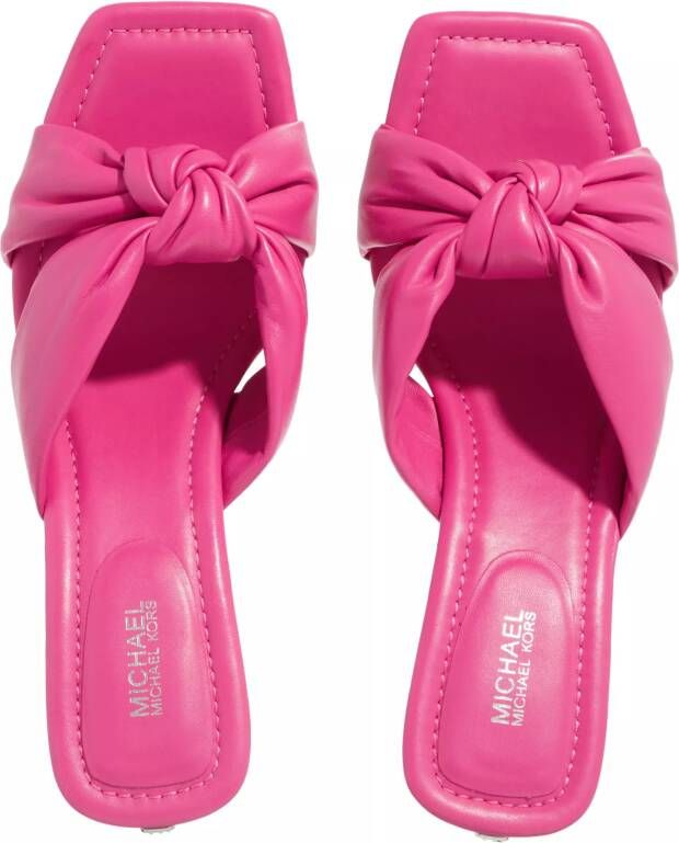 Michael Kors Slippers Elena Heeled Sandal in roze