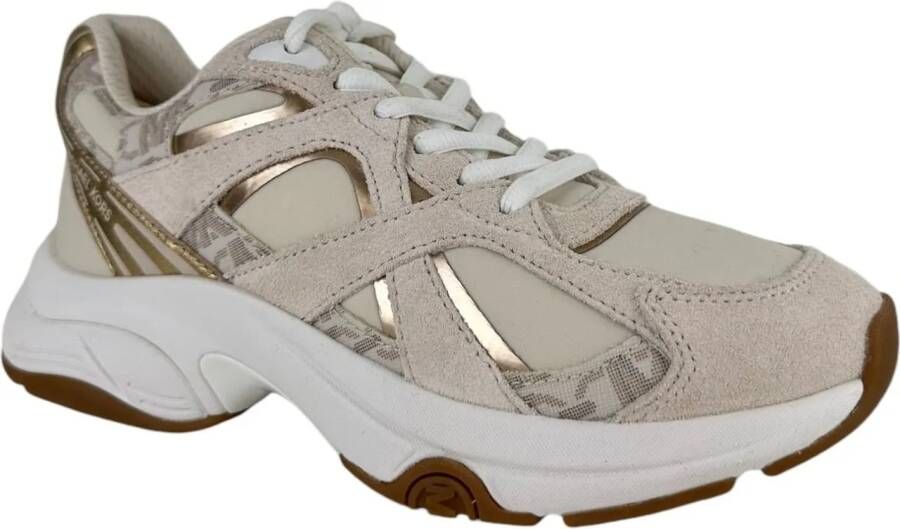 MICHAEL KORS Lage Sneakers Dames Leo Trainer Maat: 37 Materiaal: Suède Kleur: Wit - Foto 14