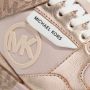 Michael Kors Sneakers Theo Trainer in roségoud - Thumbnail 9