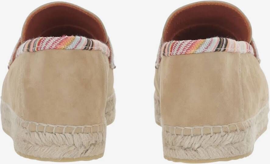 Missoni Viscose Blend Espadrilles With Zigzag Pattern in beige