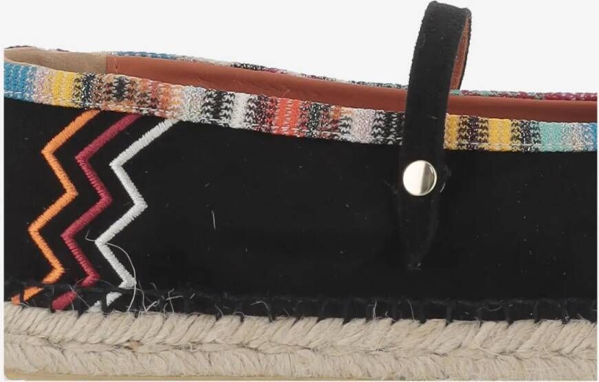 Missoni Viscose-Blend Espadrilles With Zigzag Pattern in zwart