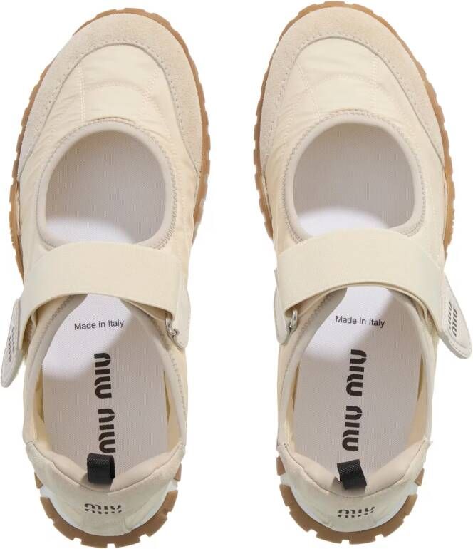 Miu Ballerinas Tyre Ballerina in crème