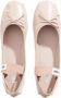 Miu Loafers & ballerina schoenen Street Style Logo Ballet Shoes in beige - Thumbnail 2
