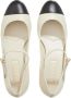 Miu Loafers Woman Two Toned Pumps in crème - Thumbnail 3