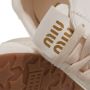 Miu Low-Top Sneakers Plume Nappa Sneakers in wit - Thumbnail 3