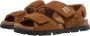 Miu Sandalen Sandali Camoscio Matelasse in bruin - Thumbnail 2