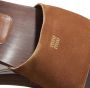 Miu Sandalen Suede Clog in bruin - Thumbnail 2