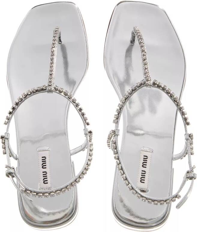 Miu Sandalen Woman Sandal in zilver