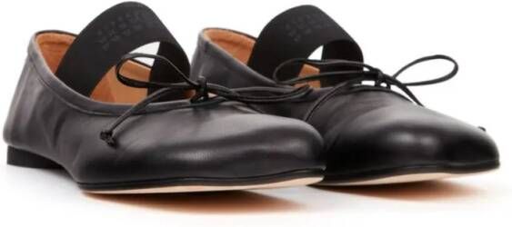 MM6 Maison Margiela Anatomic Ballet Flats in zwart