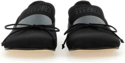 MM6 Maison Margiela Anatomical Ballerina in zwart