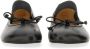 MM6 Maison Margiela Ballerina Anatomic Leather Flats in zwart - Thumbnail 2