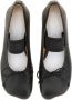 MM6 Maison Margiela Ballerina Anatomic Leather Flats in zwart - Thumbnail 4