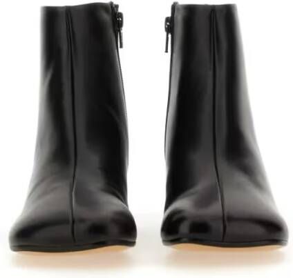 MM6 Maison Margiela Boots Leather Ankle Boots in zwart