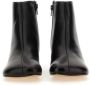 MM6 Maison Margiela Boots Leather Ankle Boots in zwart - Thumbnail 2