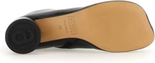 MM6 Maison Margiela Boots Leather Ankle Boots in zwart