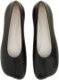 MM6 Maison Margiela Leather Ballerina in zwart - Thumbnail 4