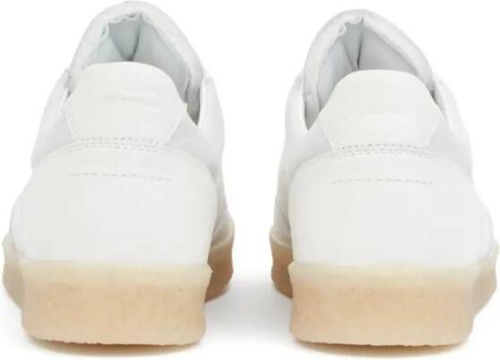 MM6 Maison Margiela Low-Top Sneakers Classic White Sneakers With Branded Detailing in wit