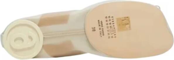 MM6 Maison Margiela Nylon Ballet Shoe in wit