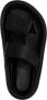 MM6 Maison Margiela Sandalen Adjustable Black Leather Sandals With Rubber Sole in zwart - Thumbnail 2