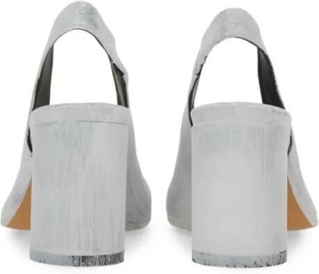 MM6 Maison Margiela Sandalen "Anatomic" Varnished Sandal in wit