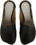 MM6 Maison Margiela Sandalen Black Leather Sabot in zwart - Thumbnail 4