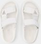 MM6 Maison Margiela Witte leren amandel open-teen sandalen Beige Dames - Thumbnail 6