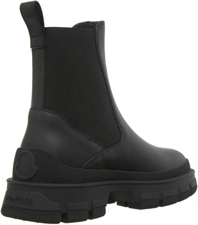 Moncler Boots & laarzen Hevea Chelsea Leather Boots in zwart