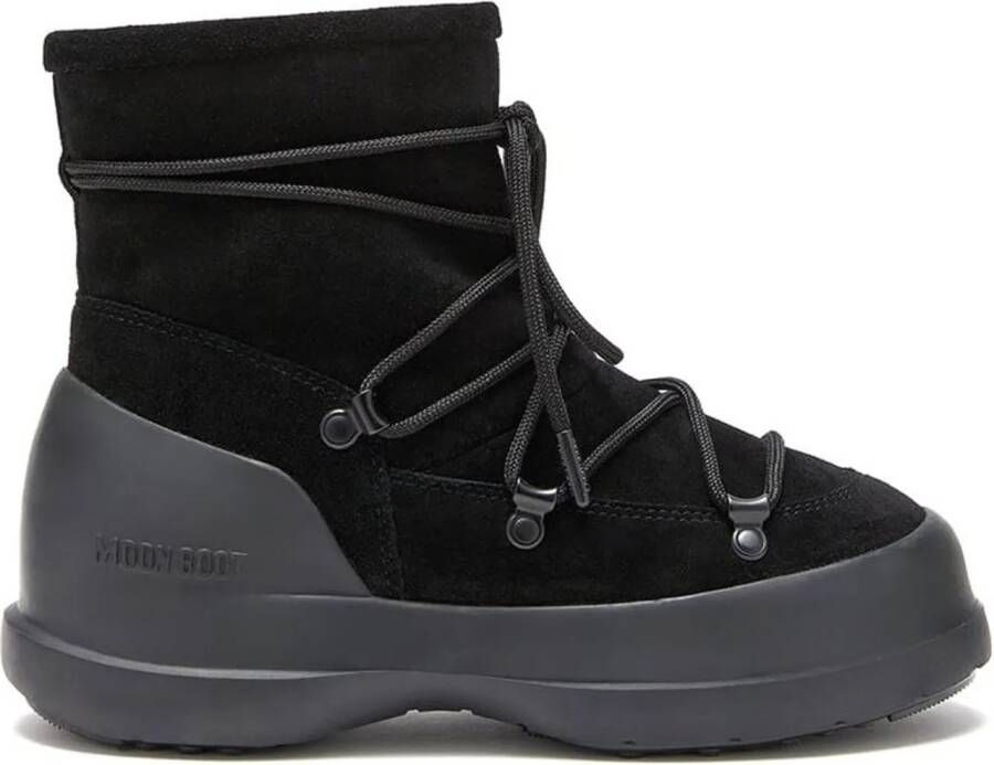 Moonboot Boots Luna Boot Suede Lab69 in zwart