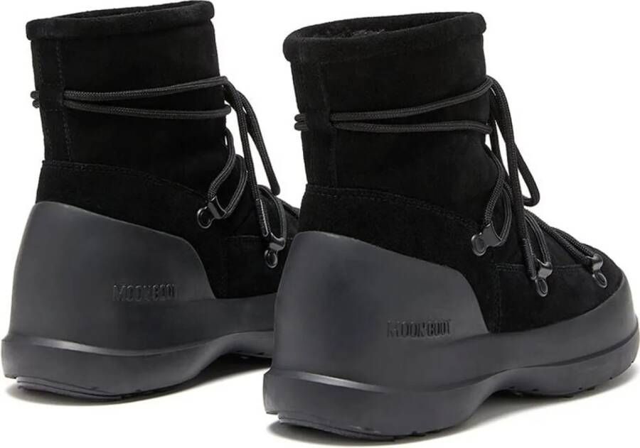 Moonboot Boots Luna Boot Suede Lab69 in zwart