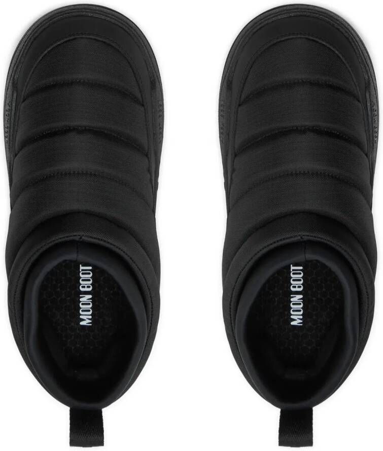 Moonboot Low-Top Sneakers Park Soft Nylon Slip-On Sneakers in zwart