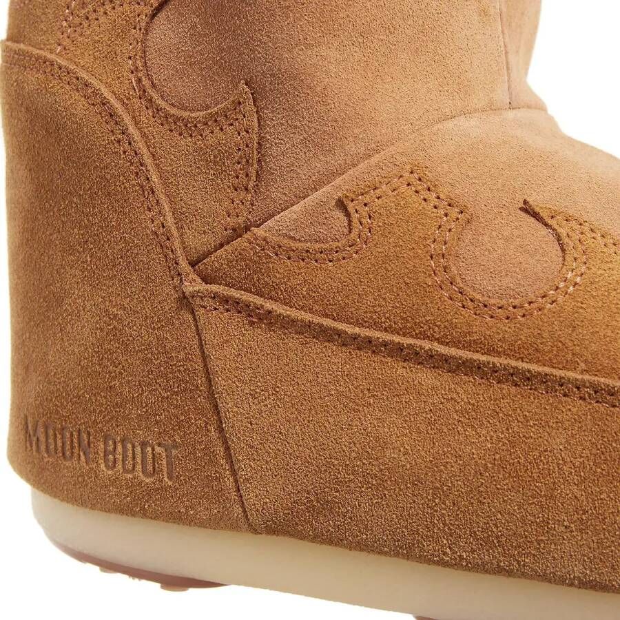 Moonboot Winterlaarzen Mb Icon Suede Embroidery in bruin